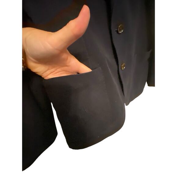 J Crew New York Blazer Sportcoat 99% Cotton, Men's Size 40 Navy Double Vent - Picture 6 of 16